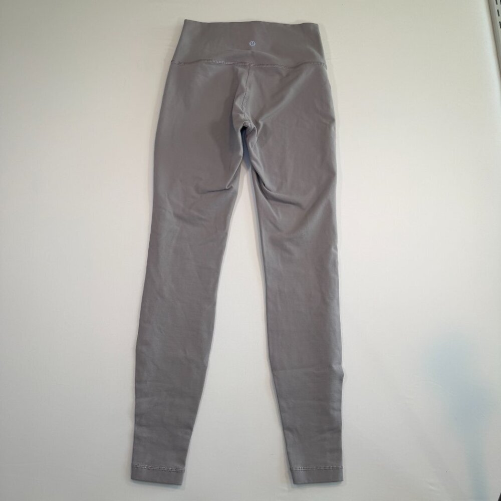 LULULEMON Wunder Under High Rise Tech Mesh Pant Gray 6 and FREE TOTE! - Picture 9 of 16